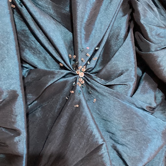 Midnight Blue Prom Dress (princess style) - Picture 9 of 11